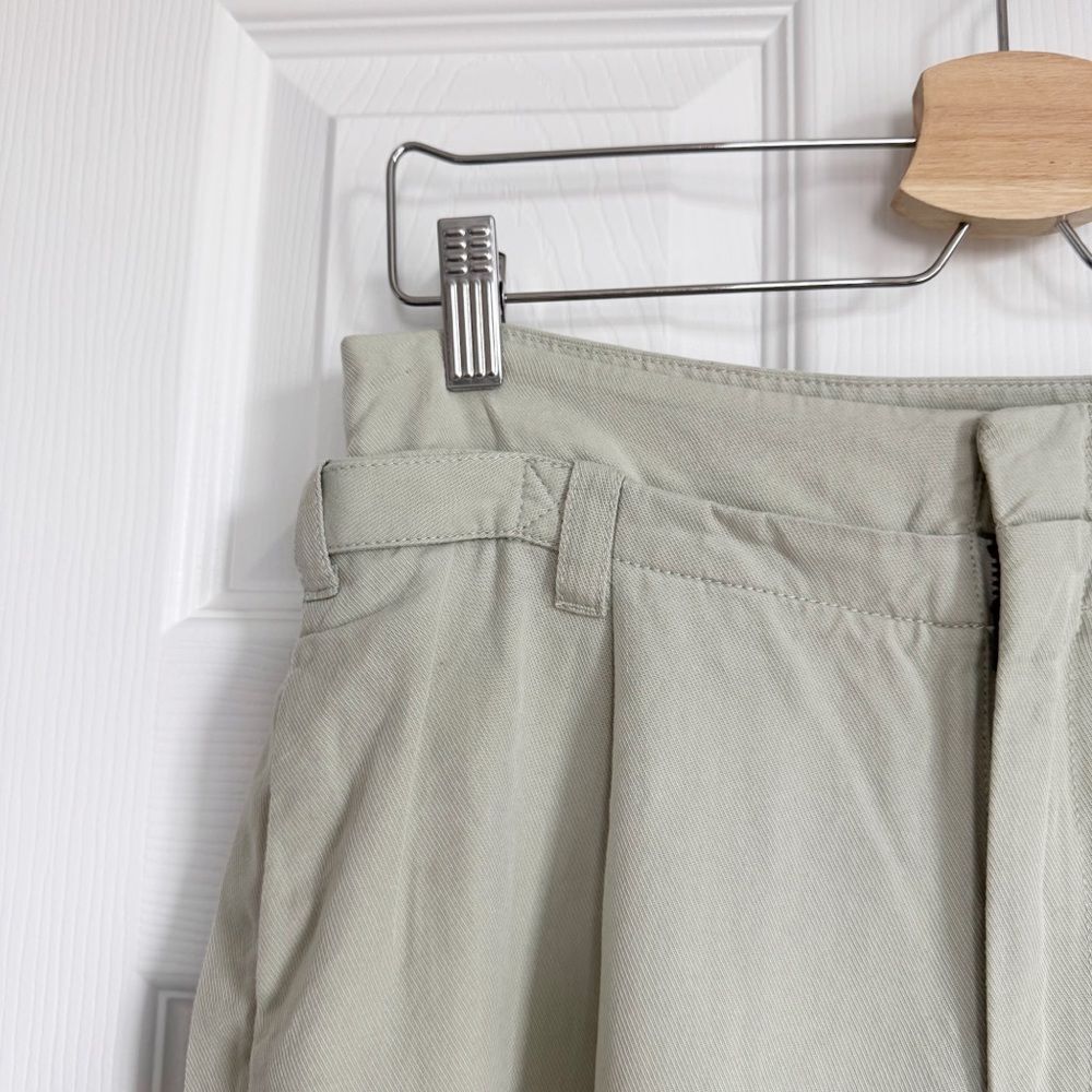 Free People Falling Out Straight Leg Trouser in Alfalfa Size 4 - Picture 9 of 13